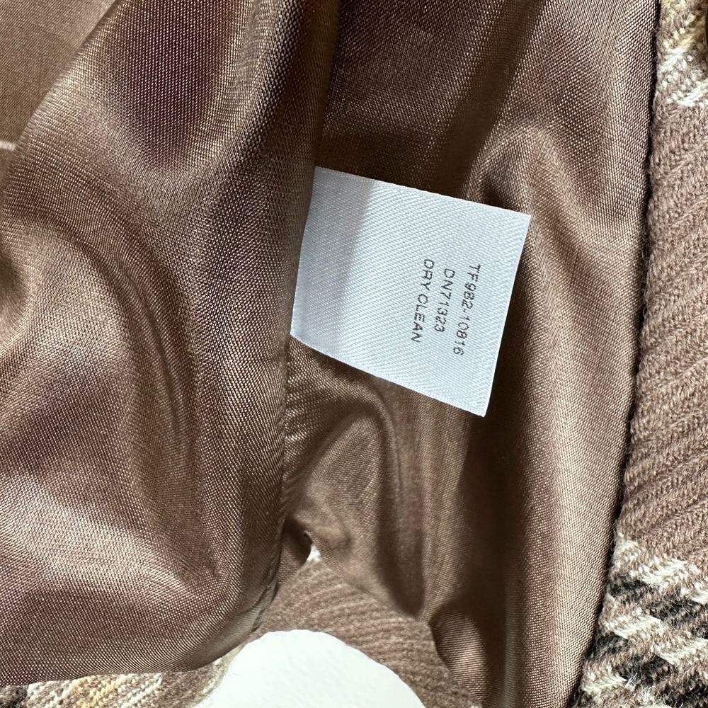 Pendleton Brown Plaid Blazer Jacket Lined Button … - image 10